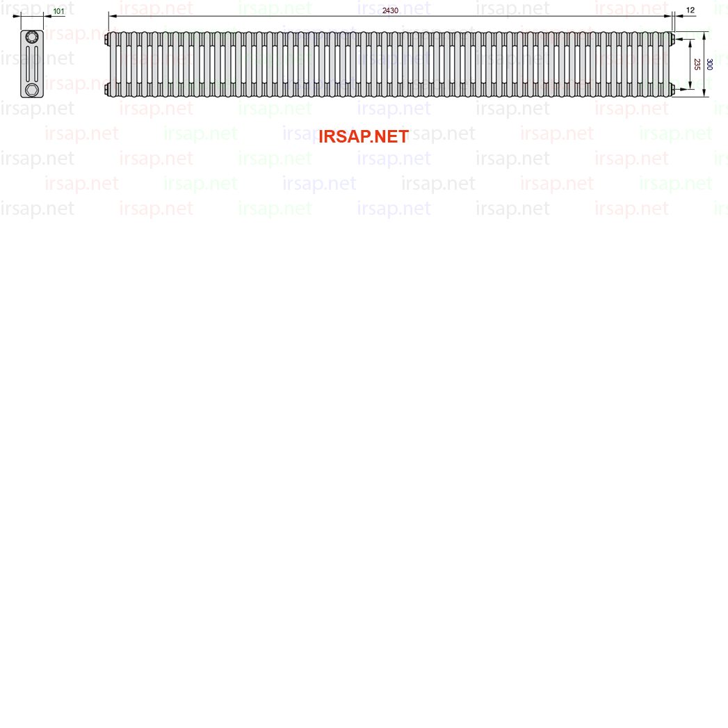 Радиатор IRSAP Tesi 30300/54 T30 CL 01